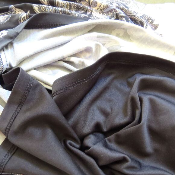 Nicole Miller Studio Paisley Print Column  Midi Dress Size 8  EUC - Picture 8 of 10